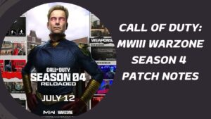 Call of Duty MWIII Warzone Season 4 Patch Notes