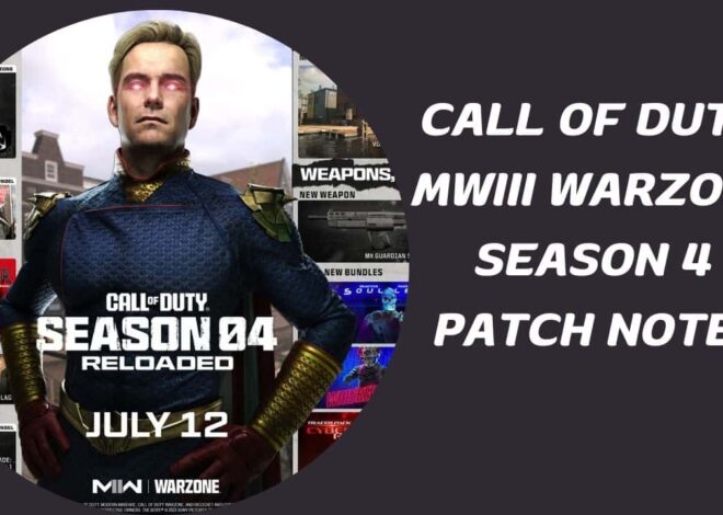 Call of Duty: MWIII Warzone Season 4 Patch Notes