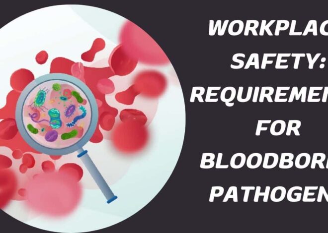 Workplace Safety: Requirements for Bloodborne Pathogens